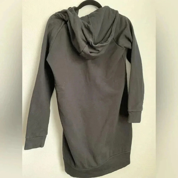 Gymshark Athleisure Black Hoodie Dress With Adjustable Waist - Medium - Picture 6 of 8